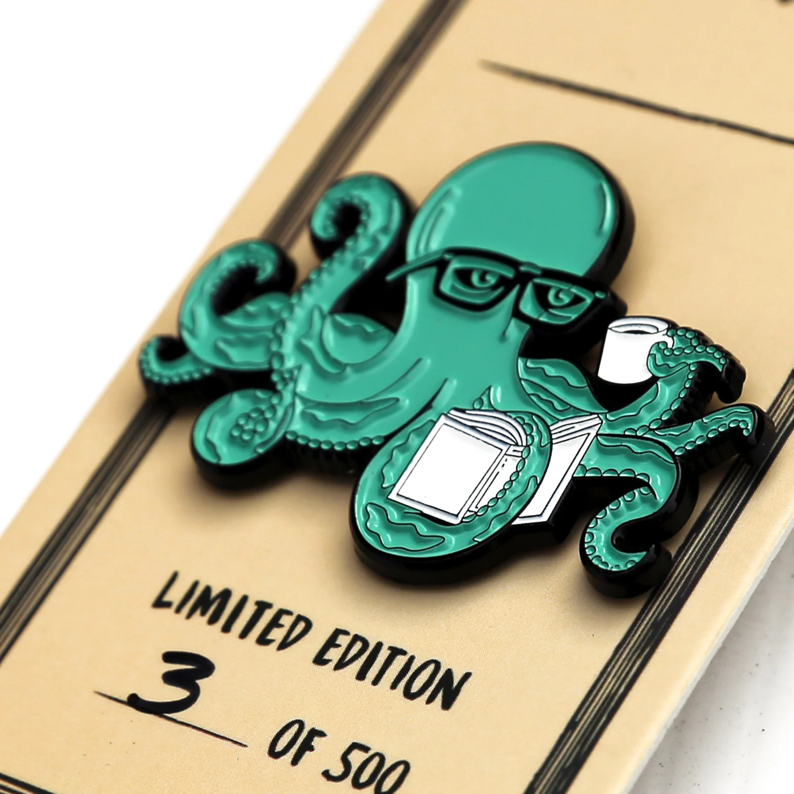 BOOKTOPUS Enamel Pin - Image 3