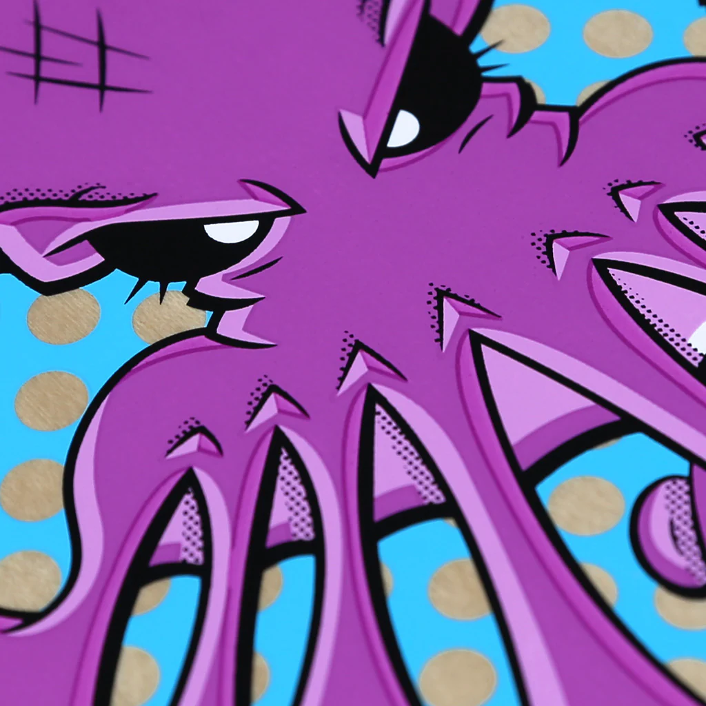 Joe Ledbetter Pink Skateboard Deck - Image 3