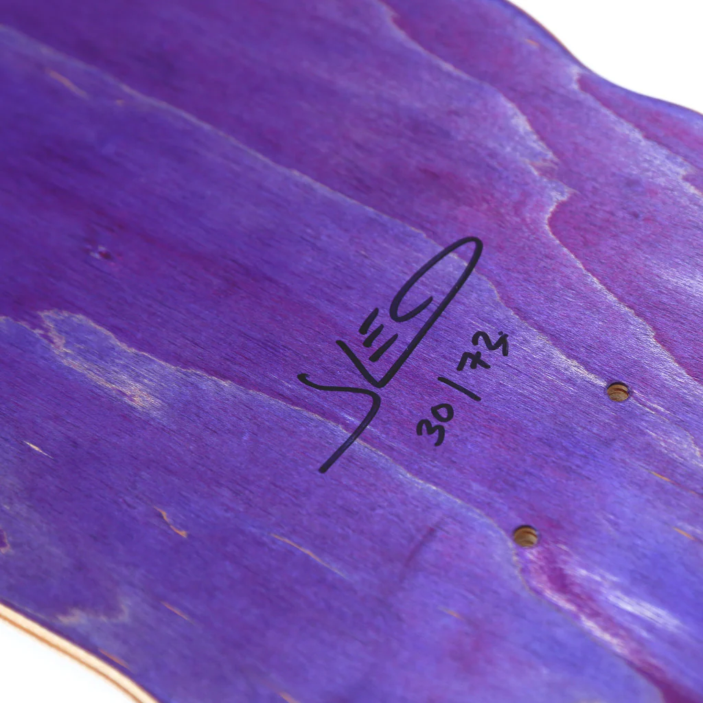 Joe Ledbetter Pink Skateboard Deck - Image 4