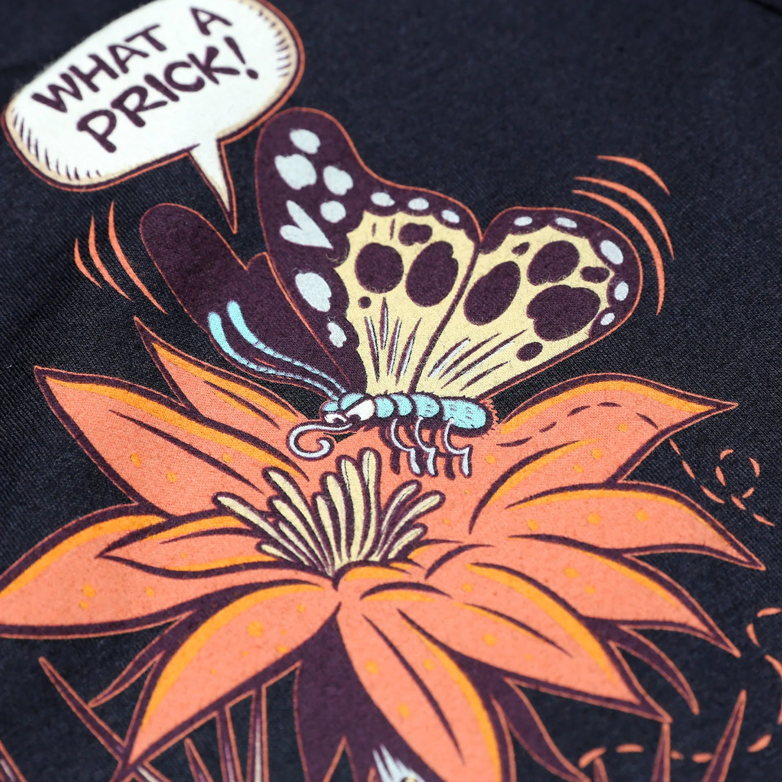 PRICK Women's Tee BLACK - Image 4