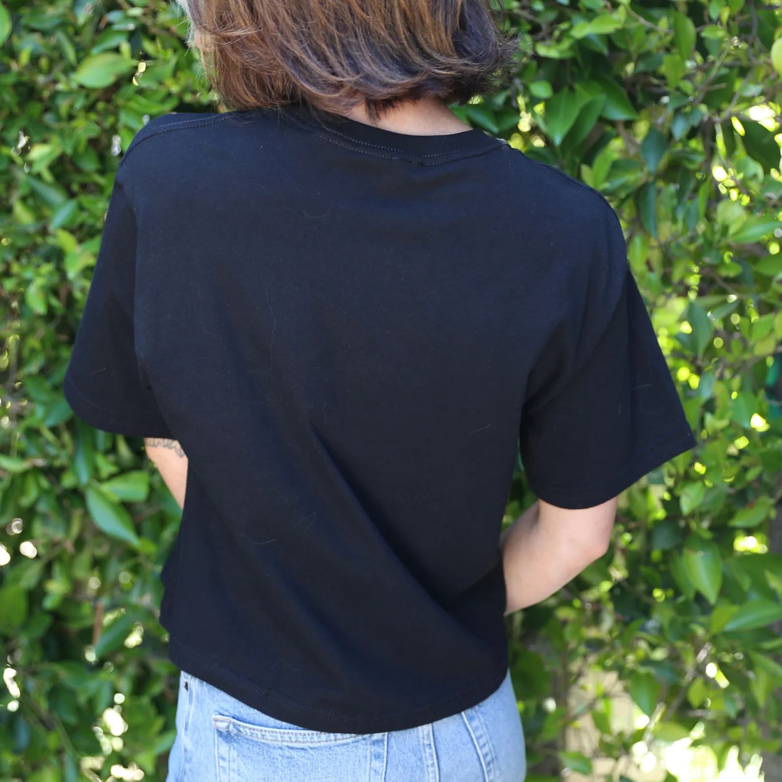 YOUNG Women's Tee BLACK - Image 3